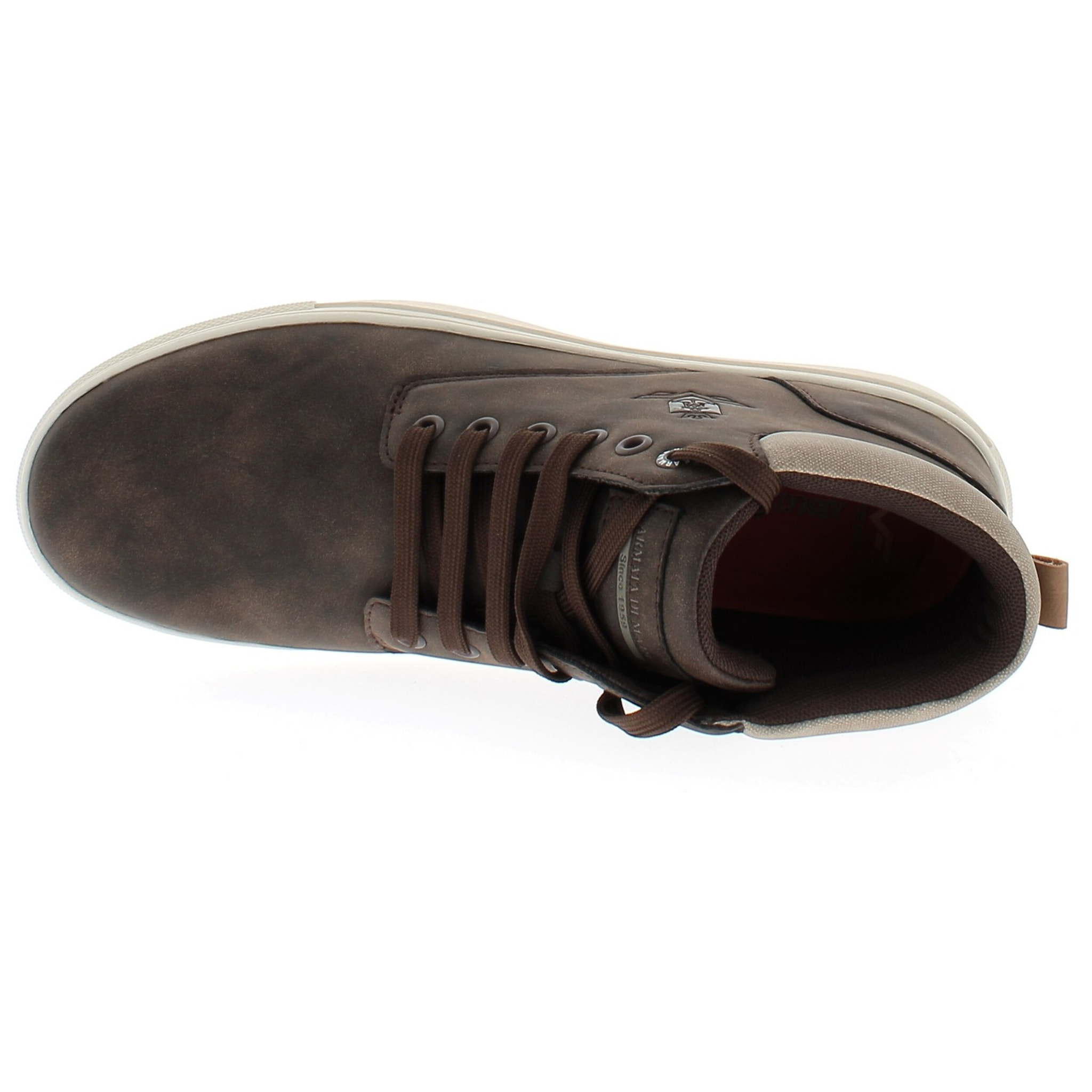 Armata di Mare Scarpe Uomo Stivaletti Casual Stringati con Soletta Rimovibile in Memory Foam AMU 2L835 Dk Brown