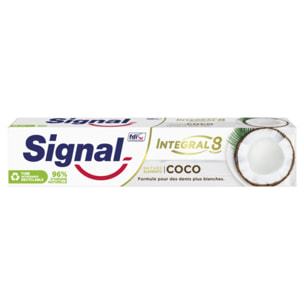 SIGNAL Integral 8 Dentifrice Nature Elements Coco Blancheur 75ml