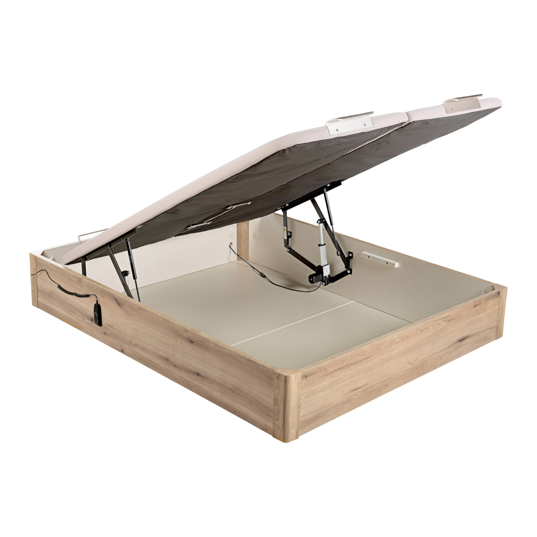 Canapé Abatible Eléctrico | 31CM | ENVIO, MONTAJE Y RETIRADA INCLUIDO | Madera | Tapa Doble | Design