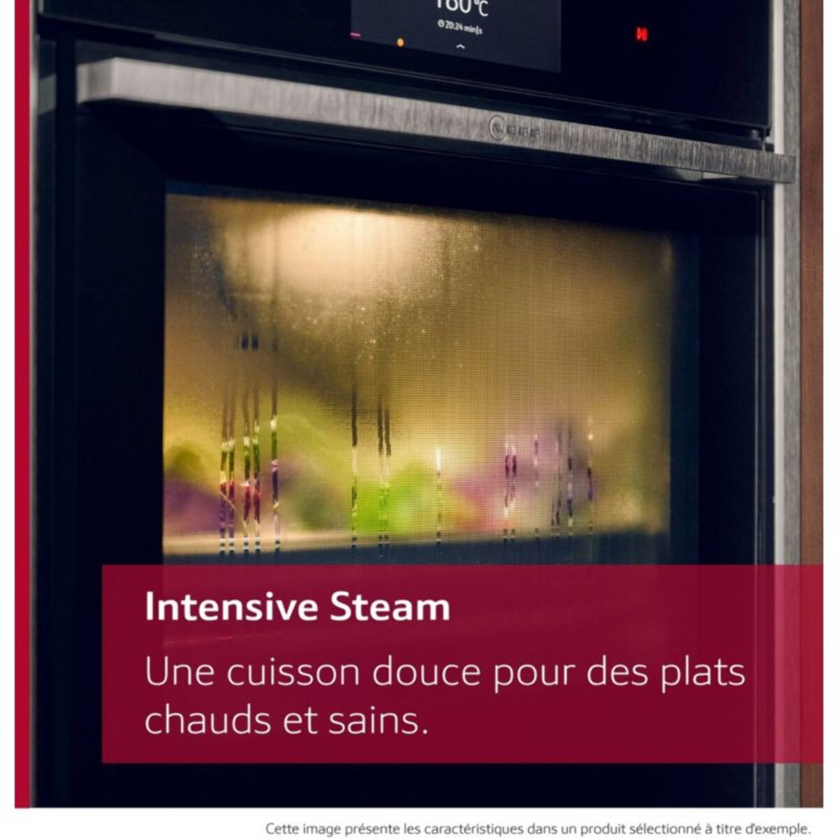 Four encastrable fonction vapeur NEFF B64FT33N0 N90 porte coulissante