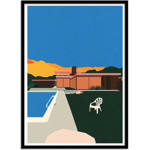 Affiche - Kaufmann Desert House Poolside - Rosi Feist