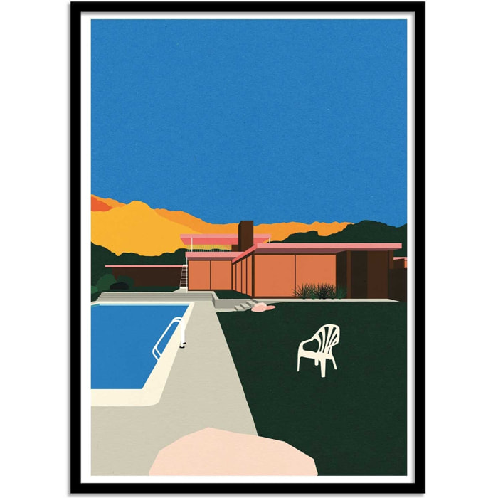 Affiche - Kaufmann Desert House Poolside - Rosi Feist