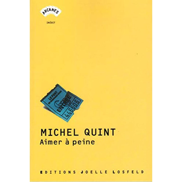 Quint, Michel | Aimer à peine | Livre d'occasion