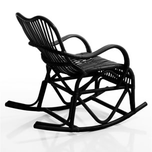 Tomasucci fauteuil à bascule ALPA NOIR