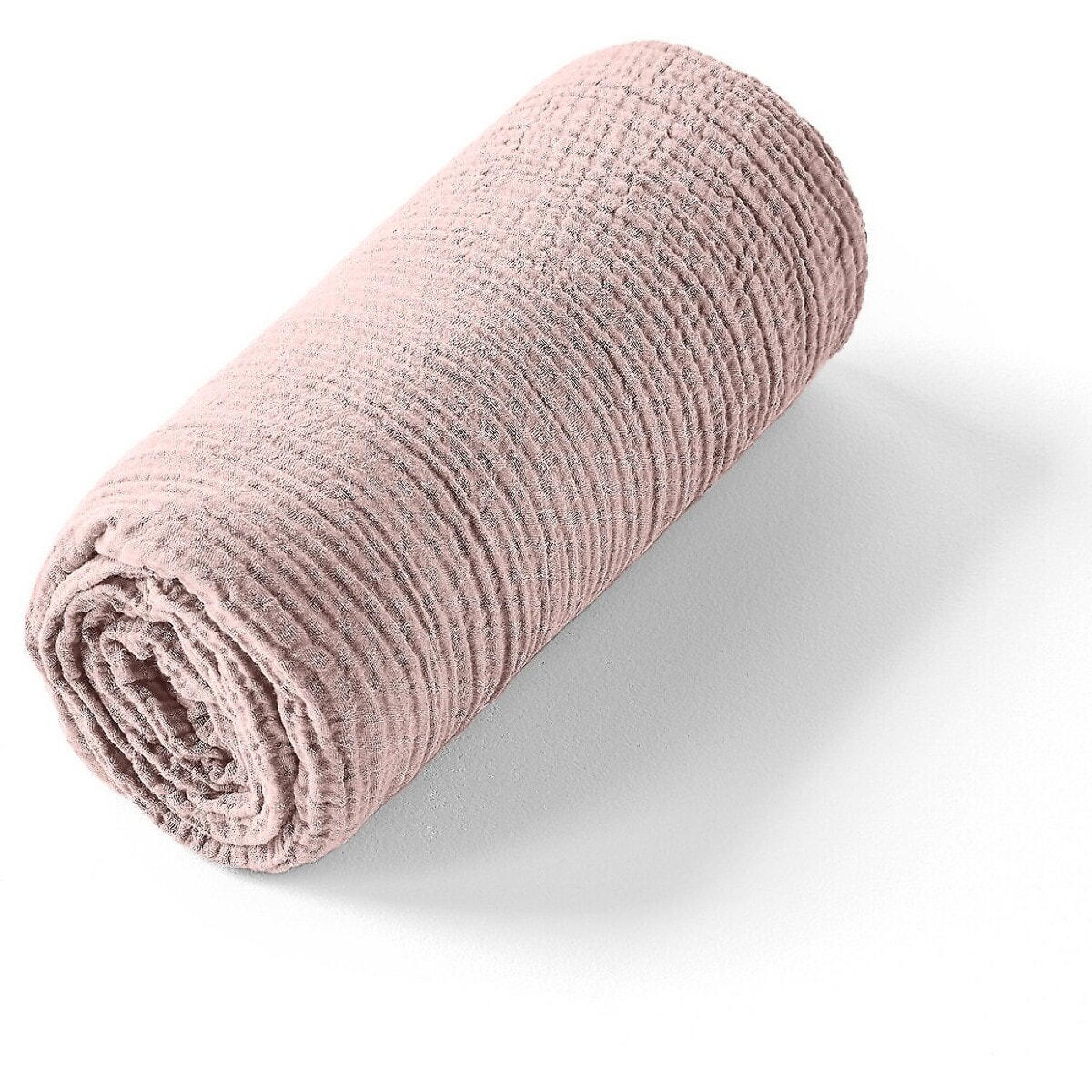 Drap Housse - Bonnet:30cm 100% gaze De Coton Rose Lotus