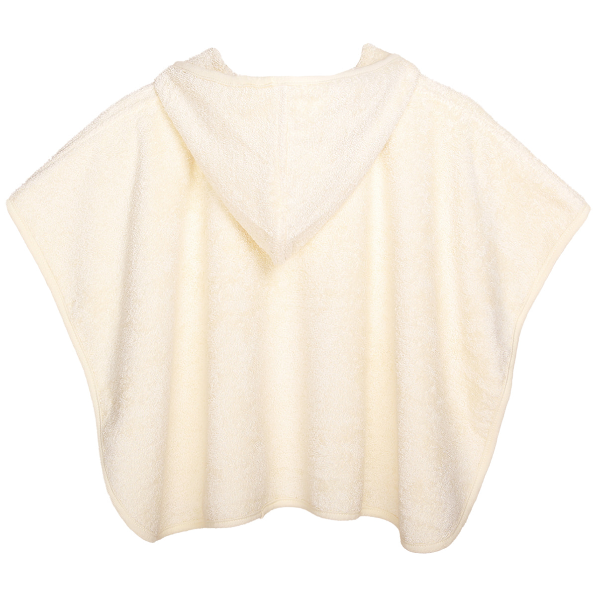 Poncho Eponge 0-24 mois Coton bio Jaune