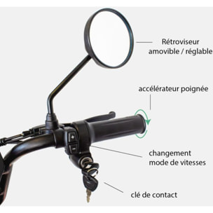 Draisienne électrique WISPEED WIMOB 2 Kaki - Homologué