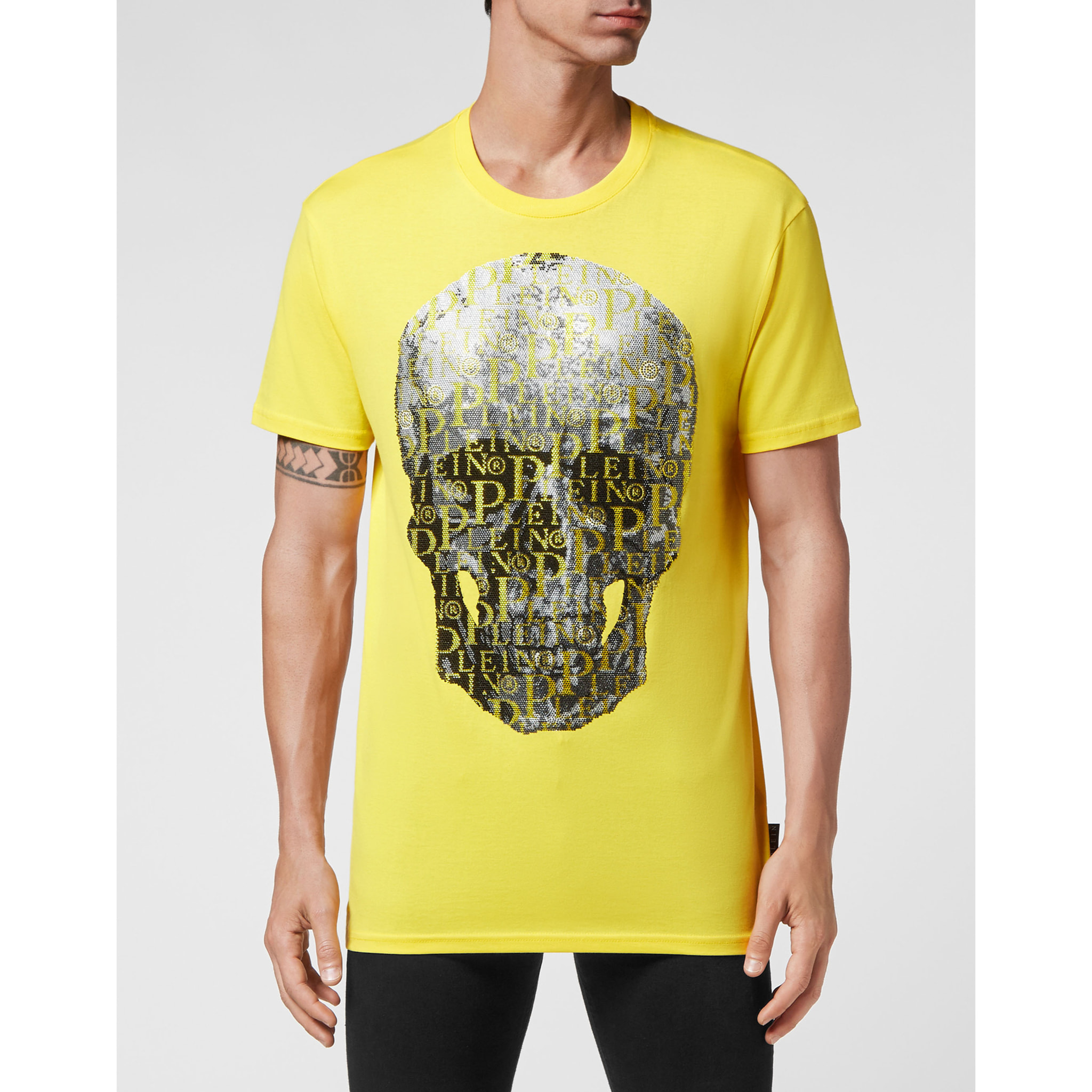 PHILIPP PLEIN Camiseta Cuello Redondo SKULL AND PLEIN