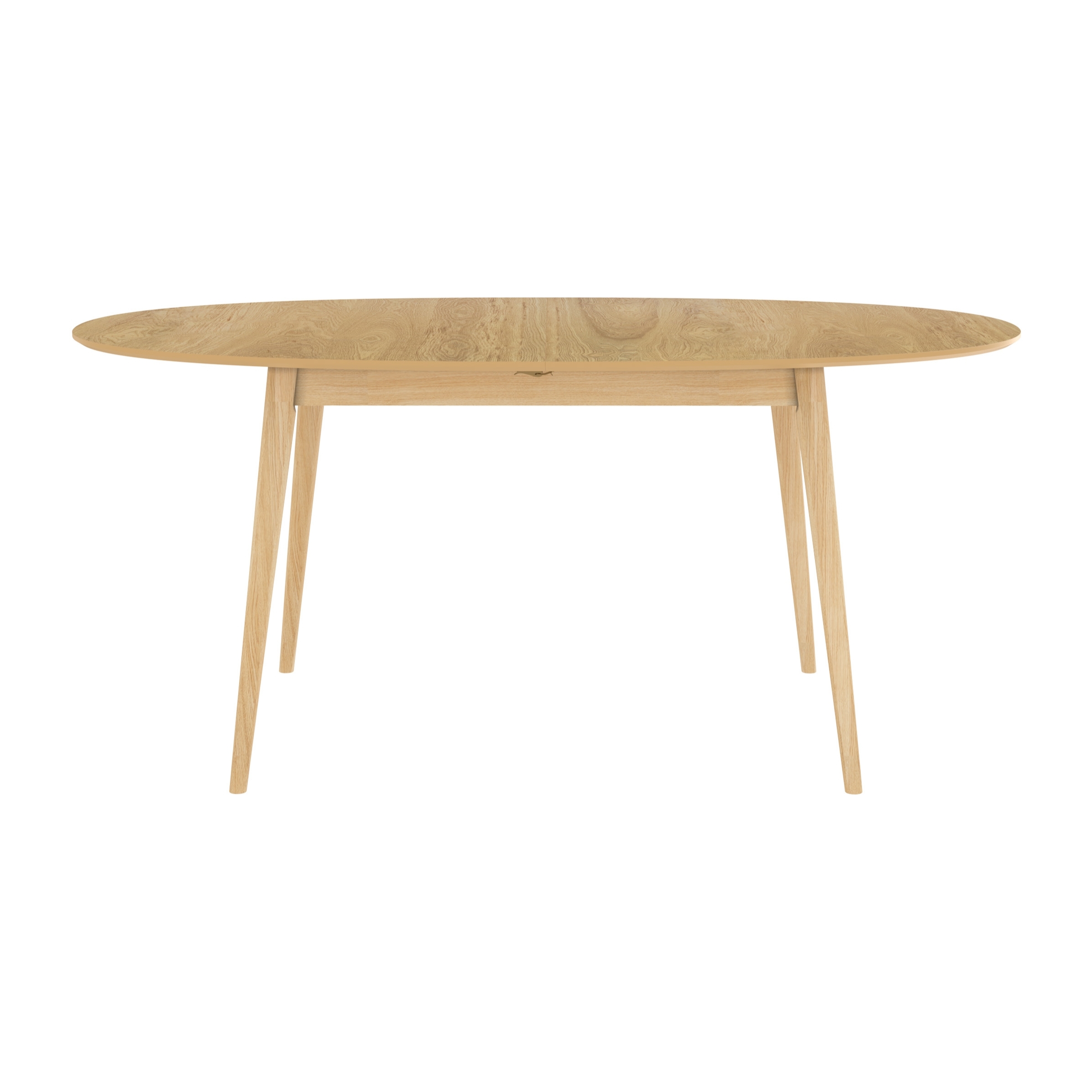 Table ovale Eddy 6/8 personnes extensible en bois clair 170/200 cm