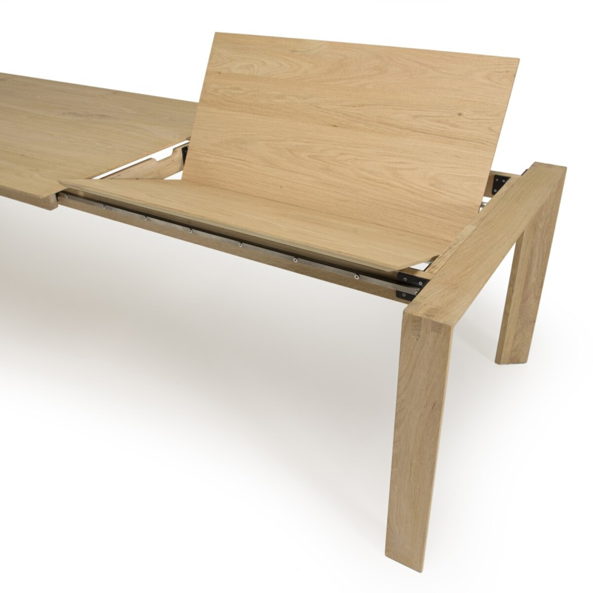 MAXENCE - Table à manger rectangulaire extensible 220/320cm bois chêne