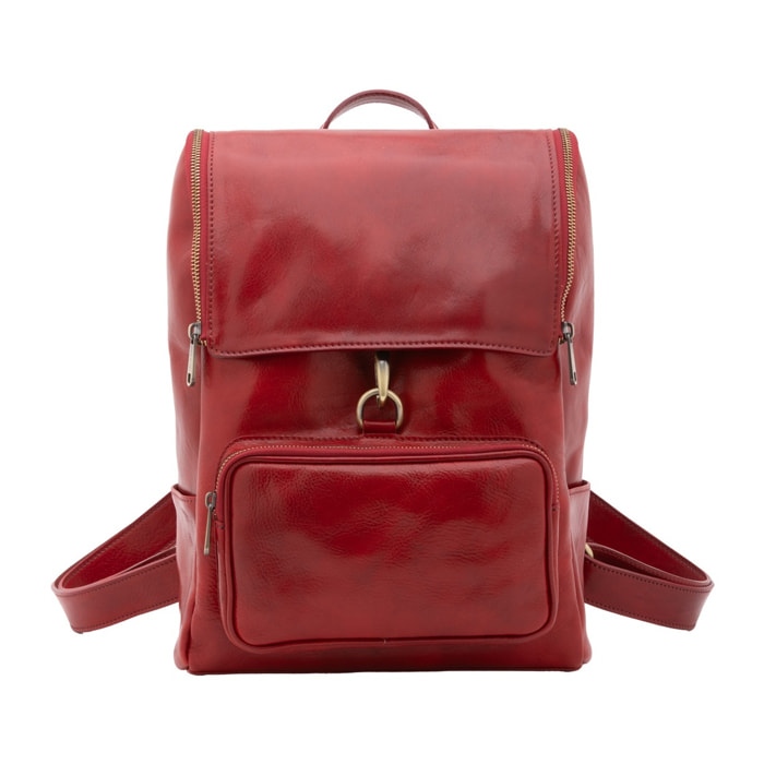 Borsa a spalla da donna - Modello Eris Elite - Vera pelle - 27.0 x 35.0 x 9.0 cm