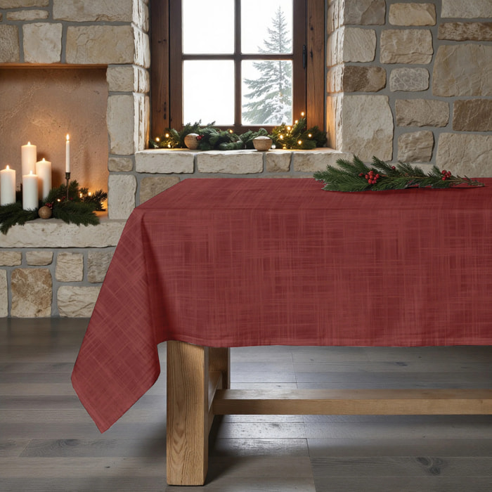 Nappe en résine Anti-tâches Christmas Rojo