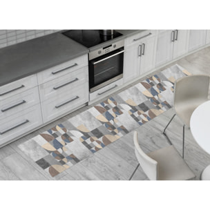 Tappeto Passatoia Corsia Cucina Ingresso Antimacchia Disegno Pave 503