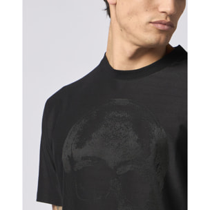 PHILIPP PLEIN Round Neck T-Shirt Jacquard Skull