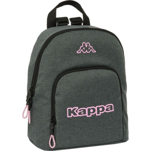 Mini mochila kappa "silver pink"
