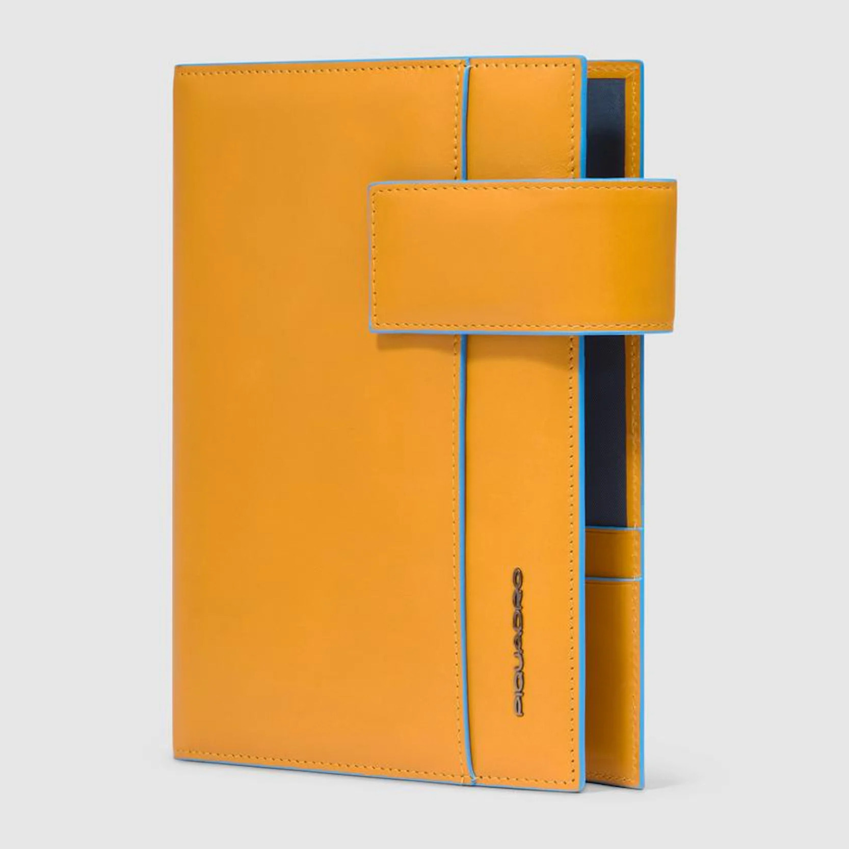Piquadro Agenda organizer in pelle con porta penne