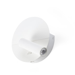 DUAS USB C Lampada da parete lettore bianco