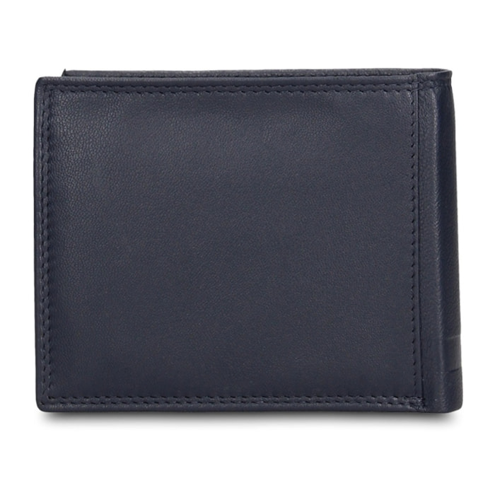 Portafoglio uomo in vera pelle - Modello Eldrin Prime - Casual - 12.5 x 9.5 x 2.0 cm