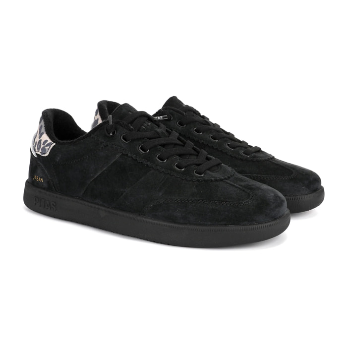 Zapatillas Urban Woman Negro Animal Print