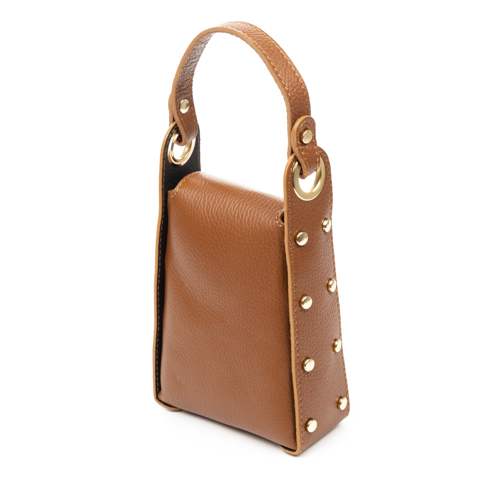 Alviano bolso de mano mujer. Piel auténtica Dollaro.