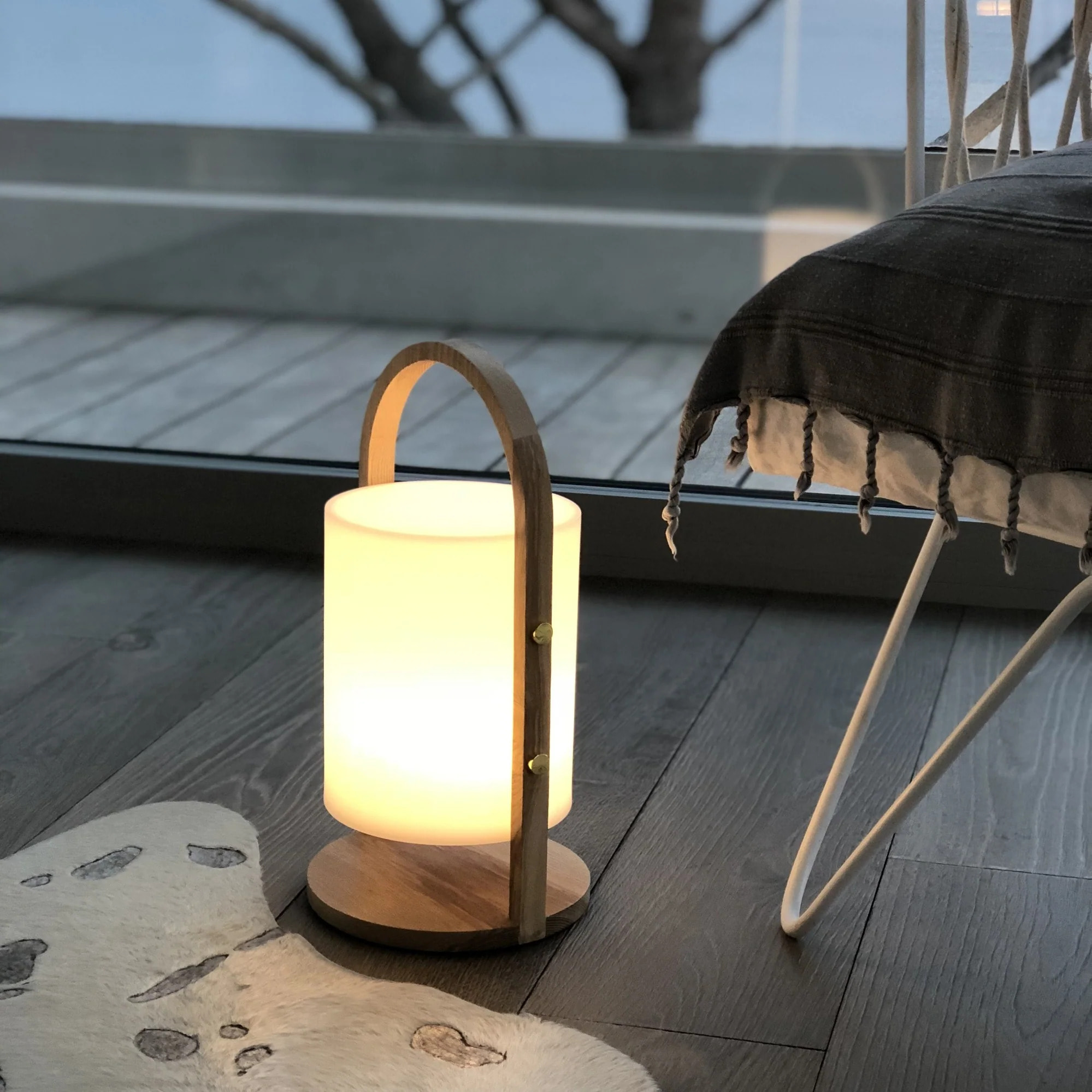 Lampe baladeuse sans fil WOODY H37CM