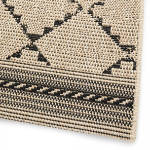 Tapis extérieur tissé kilim rectangle FESA