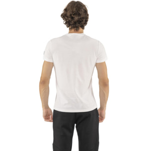 Camiseta de manga corta de algodón elástico "Tech"