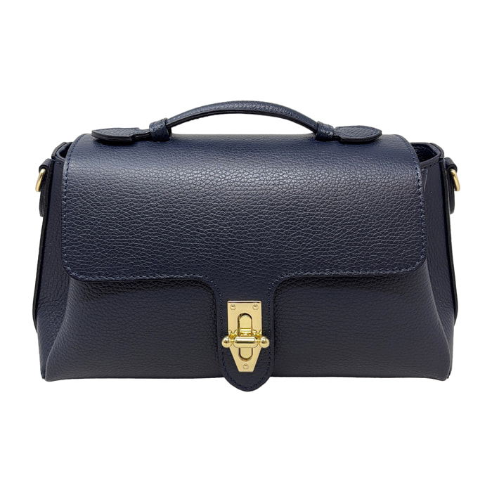 Borsa a Mano Elegante in Vera Pelle Made in Italy