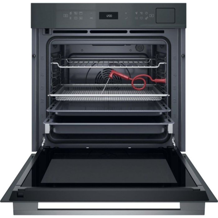 Four encastrable fonction vapeur WHIRLPOOL WOI7A8FPT1SSGAF - Pyrolyse - Chaleur tournante - Combiné vapeur - Porte froide