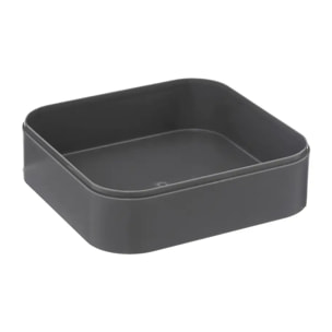 Lunch box 2 compartiments gris 1.5l 360 en polypropylène