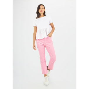 PANTALONE ROSA SCURO CONBIPEL