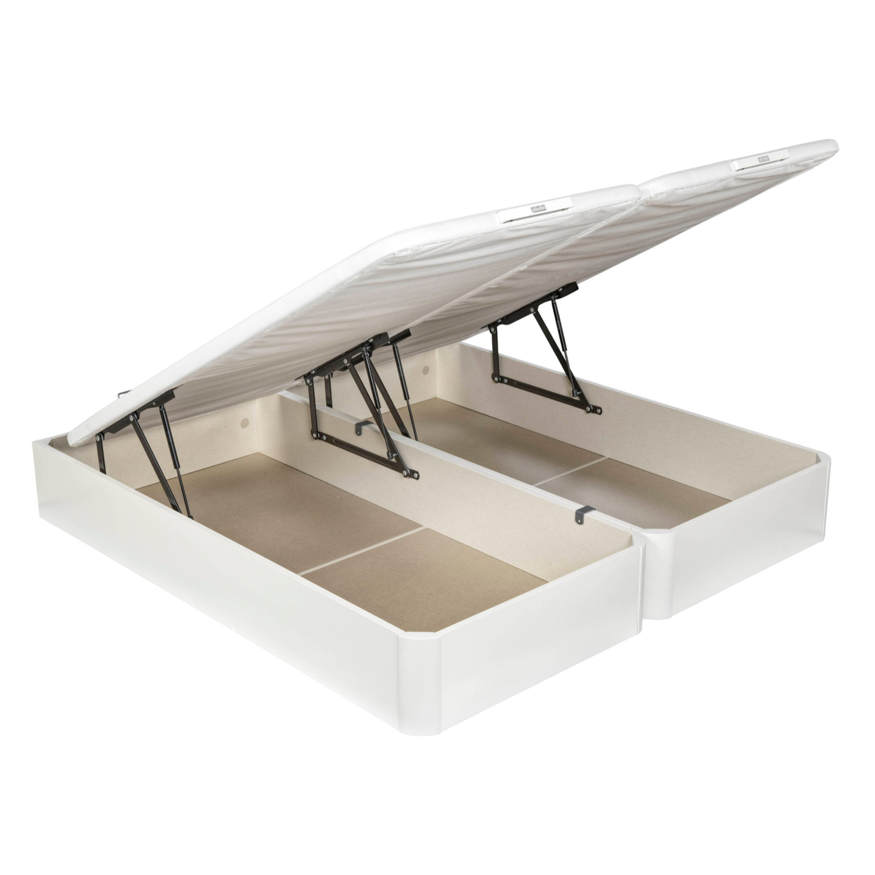 Colchón Muelles y Visco + Canapé Abatible + Almohadas de fibra | ENVIO, MONTAJE Y RETIRADA INCLUIDO | Normablock®