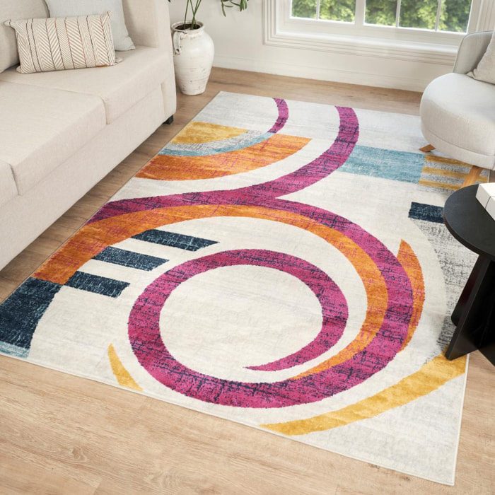 tapis d'orient KANO, tapis ton sur ton moderne et contemporain