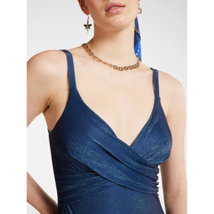 Elena Mirò - Costume intero lurex - Blu