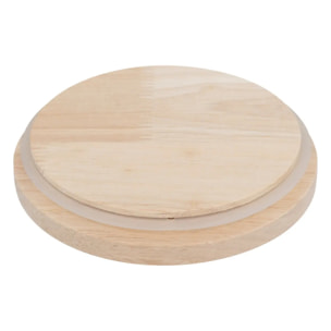 Bocal "Hermet" 0,65L en verre avec couvercle hermétique hévéa