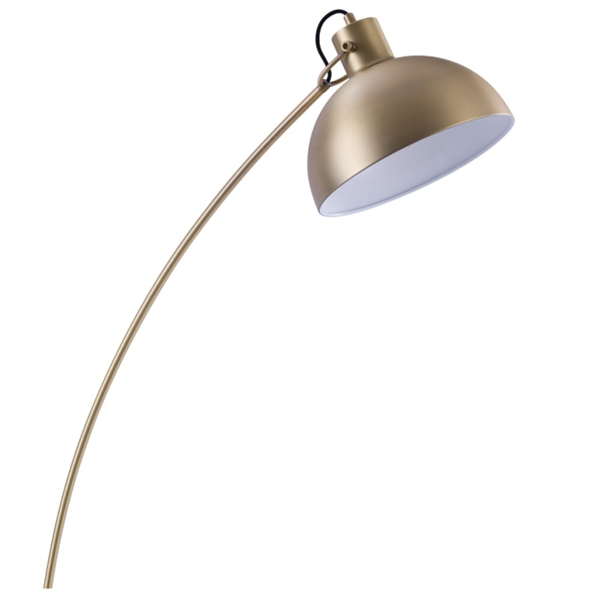 Lampadaire en métal couleur laiton - Jersey