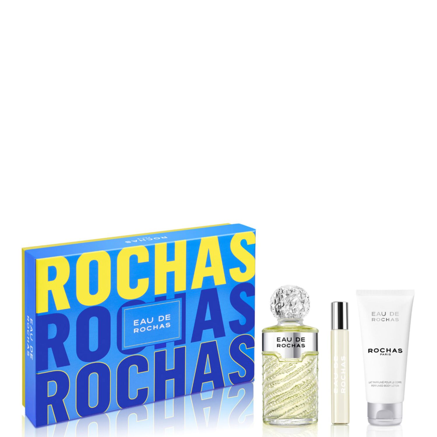Eau de Rochas - Coffret Eau de Toilette 100ml + Lait Corps 100ml et Vaporisateur 20ml