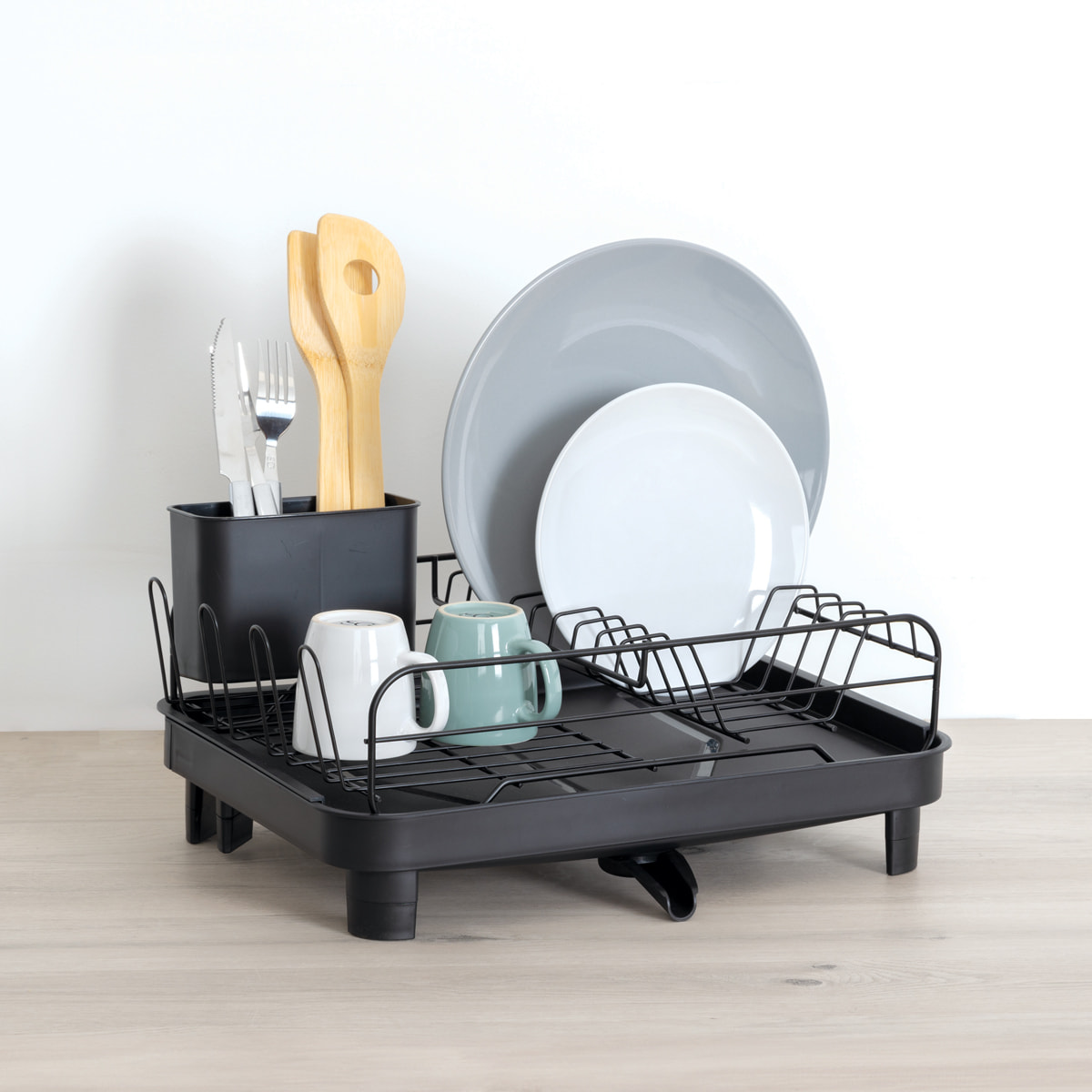 Égouttoir "Boîtes relief 2 - Black edition" extensible