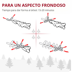 Árbol de Navidad Estrecho 270 cm Árbol de Navidad Artificial Nevado con 1014 Ramas y Soporte de Metal Árbol Navideño para Salón Verde y Blanco