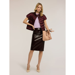 Motivi - Piumino lightweight a maniche corte - Bordeaux