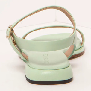 Sandalias S3152 NAPPA PASTEL GREEN/ VALVIN color Pastel green