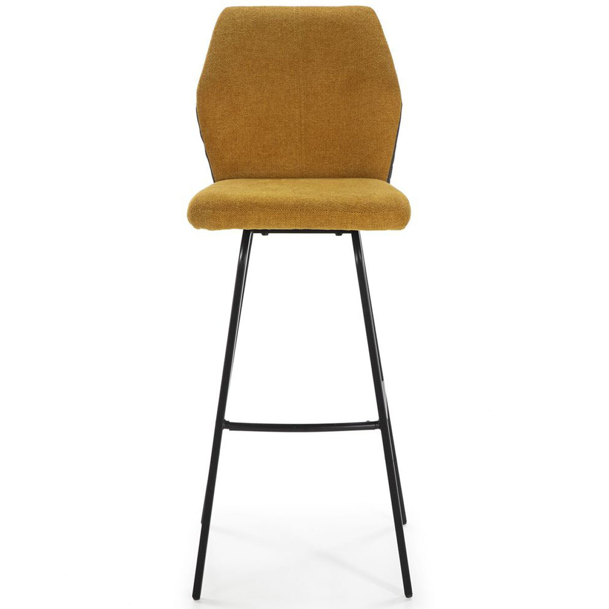 Lot de 2 tabourets de bar en tissu et simili - GARANCE