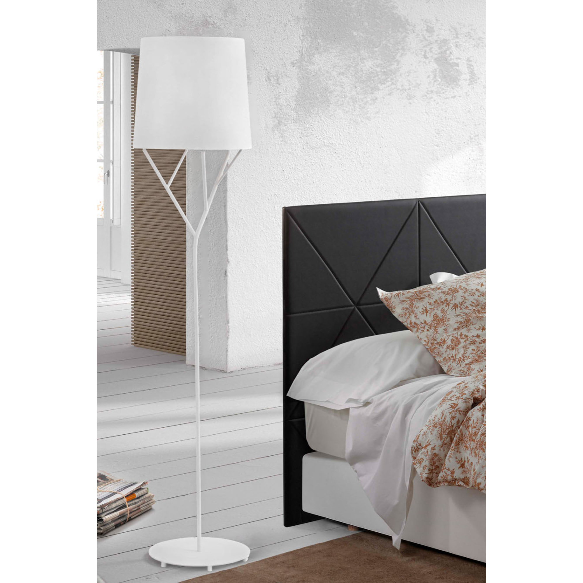 TREE Lámpara de pie blanco