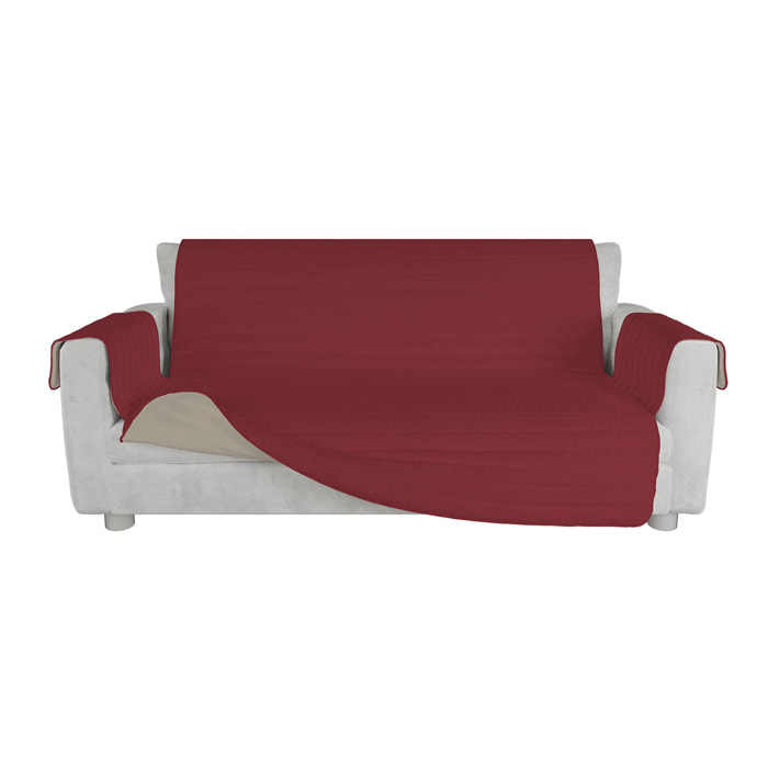 COPRIDIVANO TRAPUNTATO PINSONIC TRENDY BORDEAUX/PANNA