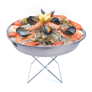 Plateau Avec Support Et Couteau A Huitres