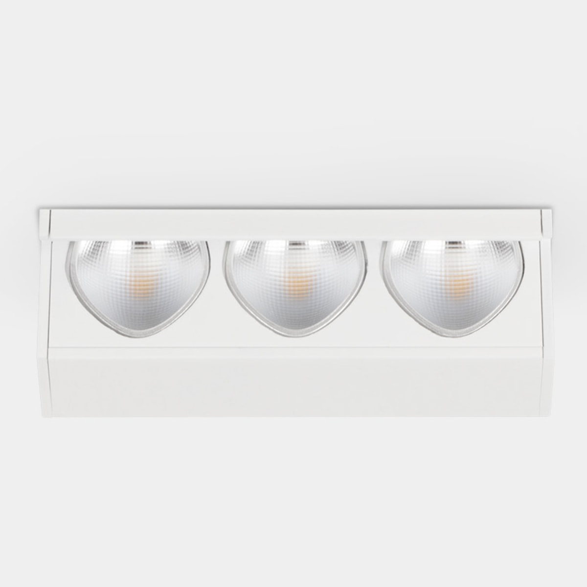 LEDS C4 Downlight Bento Wall Washer 3 LEDS 3 Blanco cálido - 3000K CRI 90 Blanco IP20 230lm