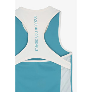 Camiseta de tirantes mujer PRO turquesa