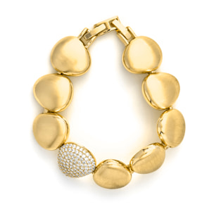 Pulsera Ubras acabado oro amarillo 18k