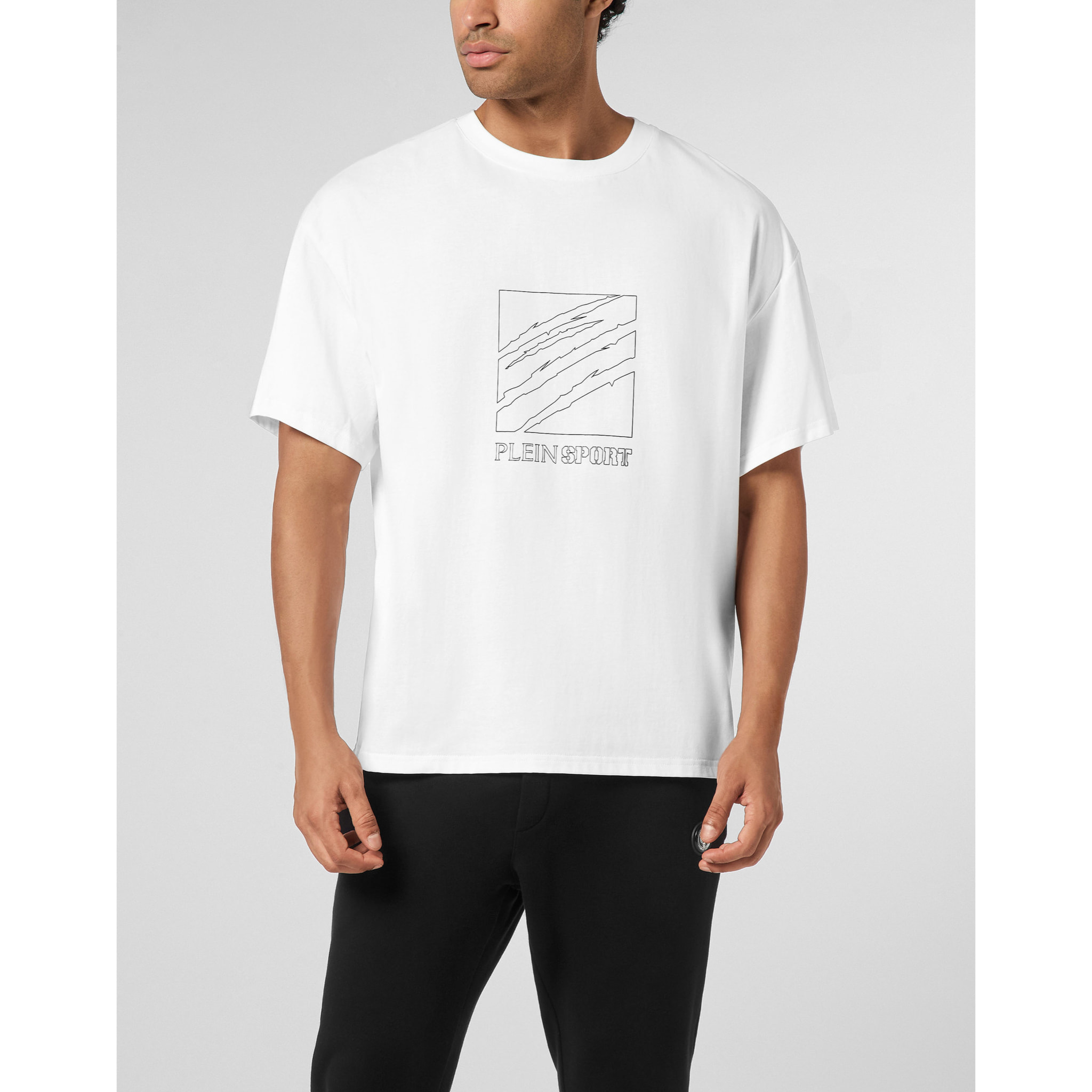 PLEIN SPORT Maglietta girocollo Ss SCRATCH
