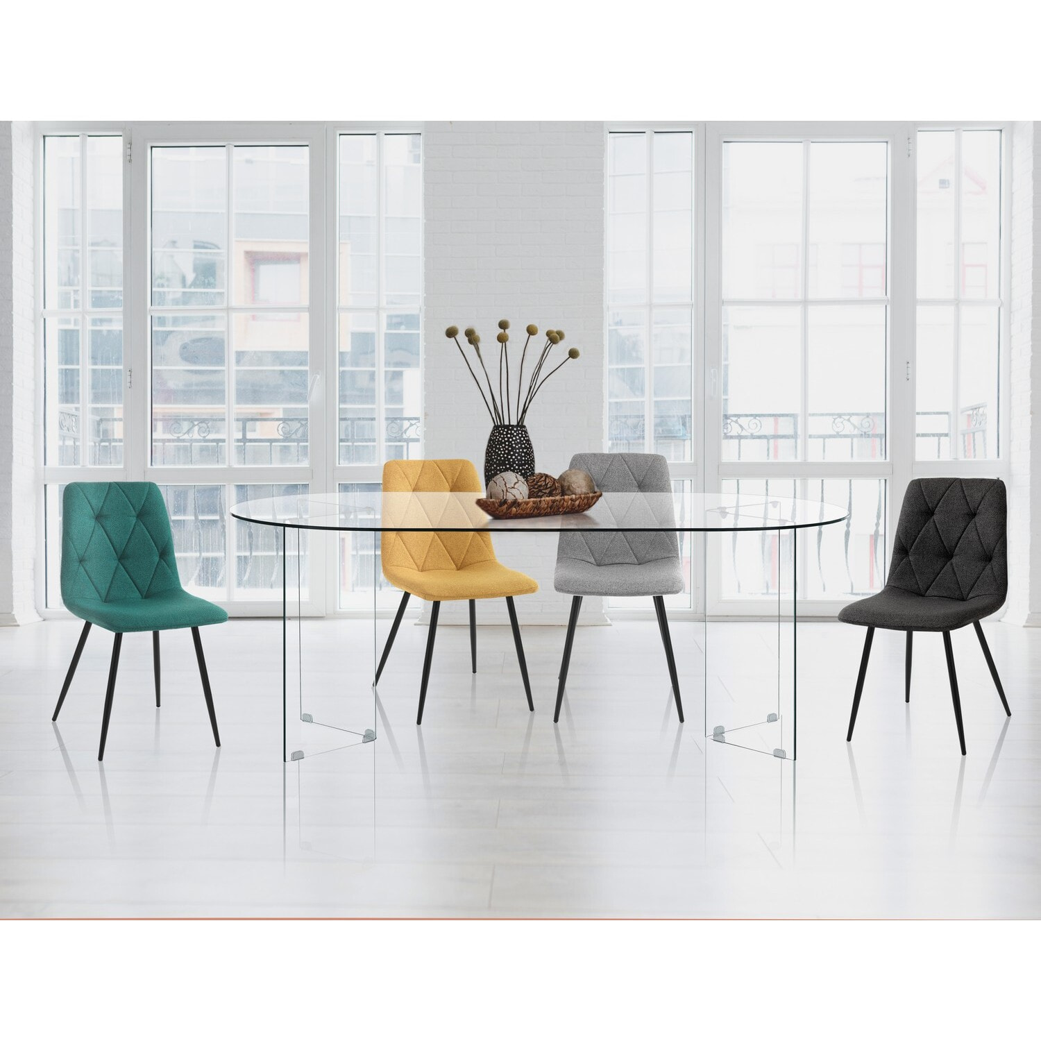 Oresteluchetta Tavolo / Scrivania ovale DAKAR OVAL 180